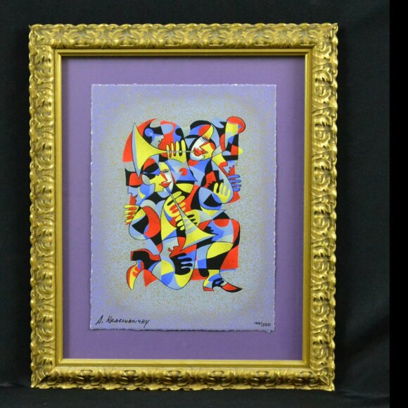 Anatole Krasnyansky Signed Serigraph Numbered 166/350 Framed and Matted Art 2000 - Picture 1 of 7